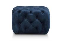 Coco Maison Chester poef H40cm Blauw 